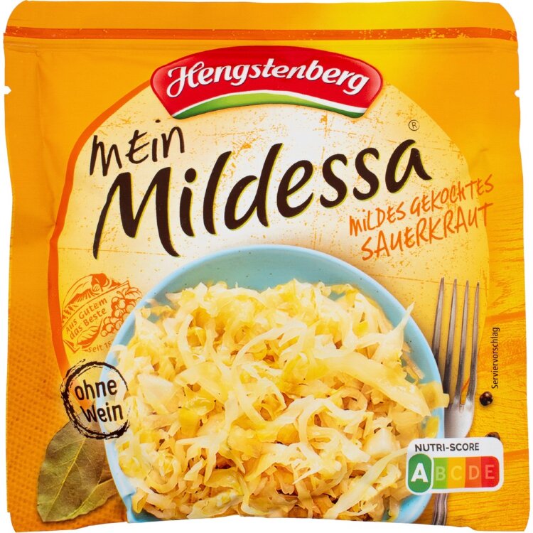 Hengstenberg Mild Sauerkraut 150/130g