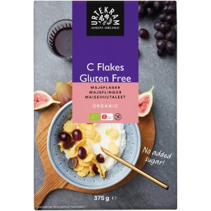 URTEKRAM Organic Gluten-Free C-Flakes 375g