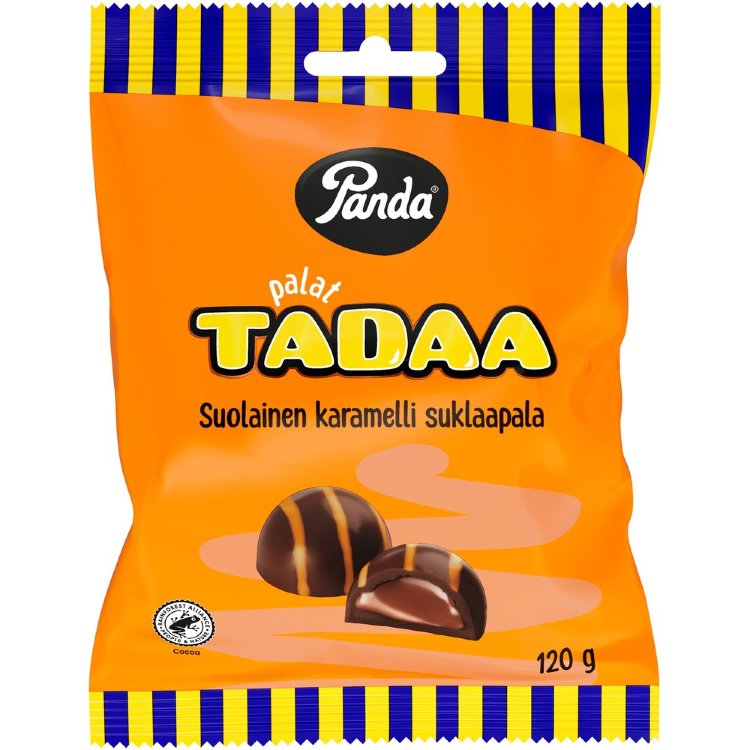 Panda Palat Tadaa Salty Caramel Chocolate Piece 120g