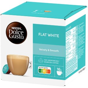 Nescafé Dolce Gusto 16caps/187.2g Flat White Milk Coffee Capsule