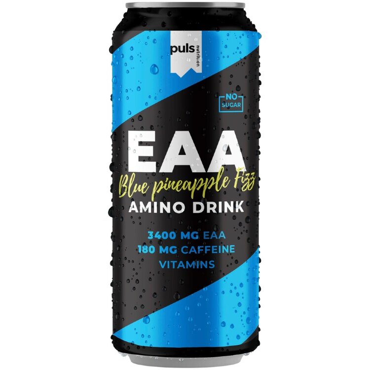 PULS EAA Blue Pineapple Fizz Amino Acid Drink 330ml
