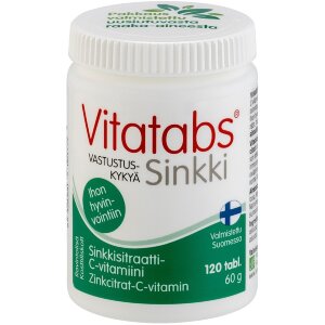 Vitatabs Zinc Zinc Citrate-C Vitamin Tablet 120 Tabs