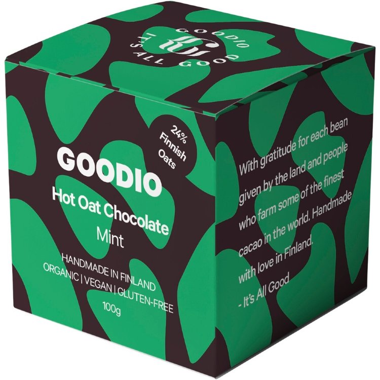 Goodio Mint Oat Chocolate Crumble Organic 100g