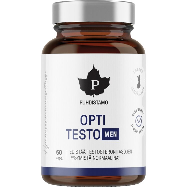 Puhdistamo OptiTesto Men 60 Capsules