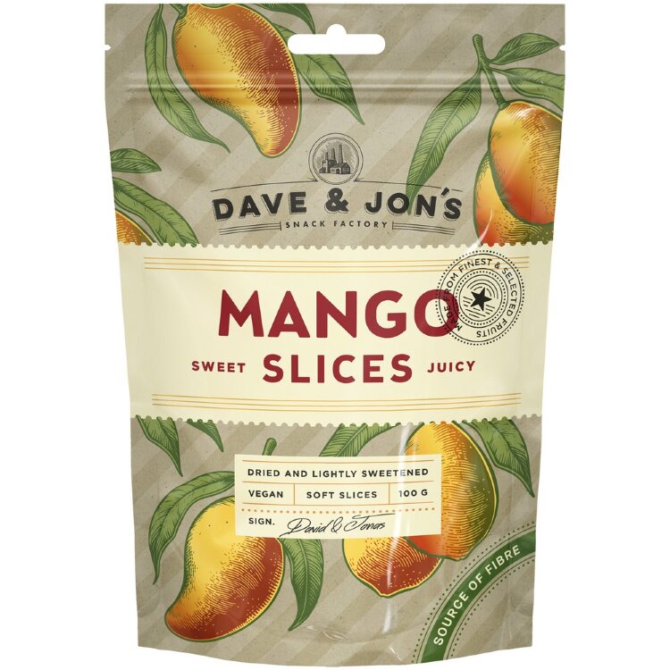 Dave&Jons Dried Mango 100 g