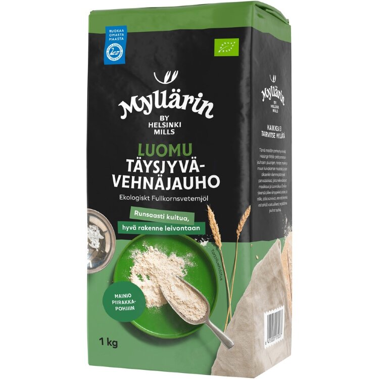 Myllärin Organic Whole Grain Wheat Flour 1 kg