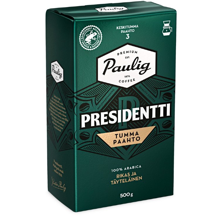Paulig Presidentti Dark Roast Coffee Ground Filter 500g