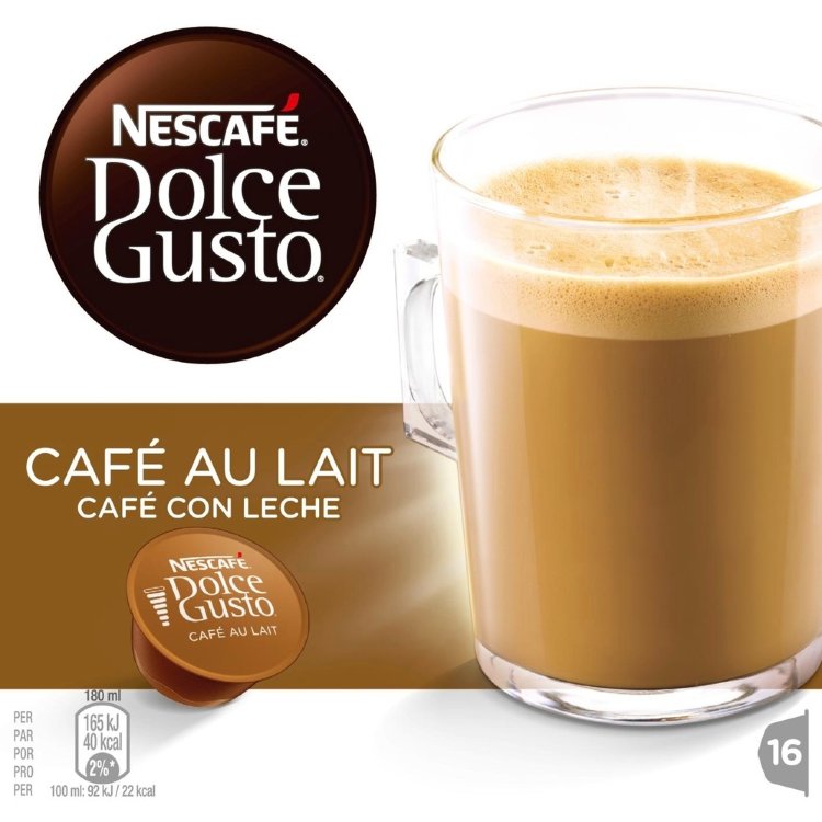 Nescafé Dolce Gusto 16caps/160g Café au Lait milk coffee capsule