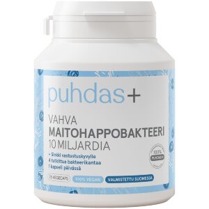 Puhdas+ Strong lactic acid bacteria 10 billion 24g/75caps