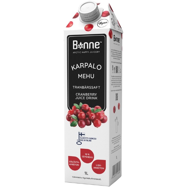 Bonne Cranberry Juice 1L