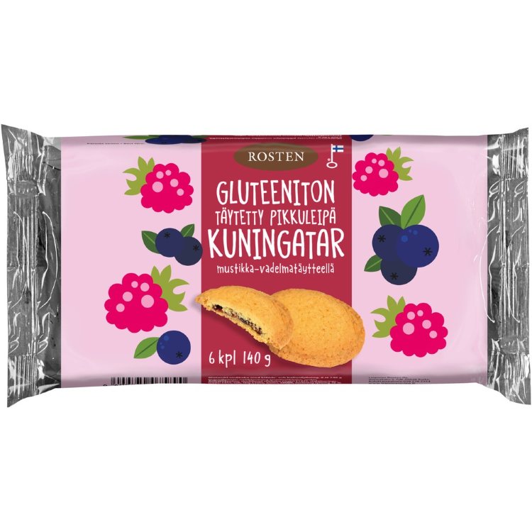 Rosten Gluten-Free Filled Biscuit Queen 140 g