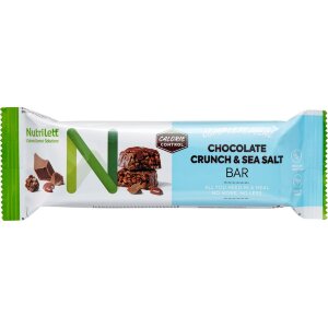 Nutrilett Chocolate Crunch & Sea Salt bar meal replacement bar 60g