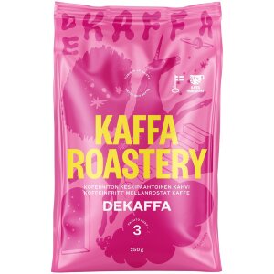 Kaffa Roastery Dekaffa Decaffeinated Filter Ground Coffee 250g