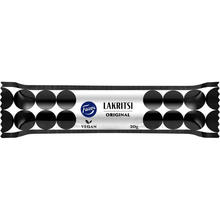 Fazer Lakritsi Original Licorice Bar 20g