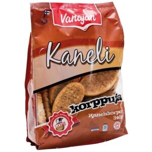 Vanajan Cinnamon Rusks 340g