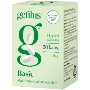 Gefilus Basic Capsule Lactic Acid Bacteria Preparation 50caps 14g Supplement