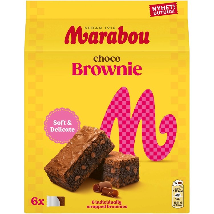 Marabou Brownie Pastries 150g