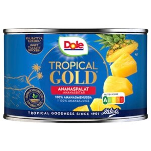 227/139g Dole Tropical Gold Pineapple Pieces in Juice