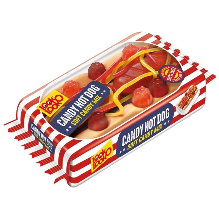 Look-O-Look Candy Hot Dog Candy Mix 100g