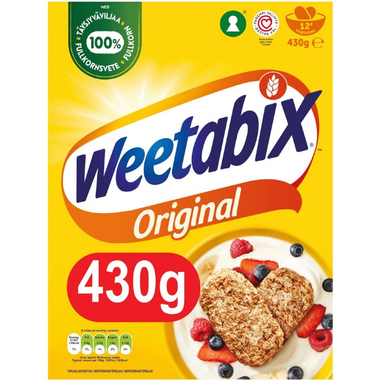 Weetabix 430 g Whole Grain Wheat Flakes