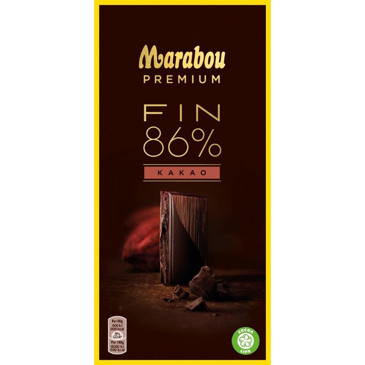 Marabou Premium FIN  86% Cocoa Chocolate Bar 100g