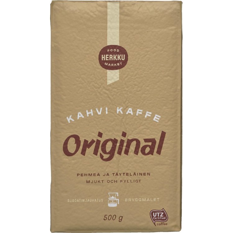 Herkku Original Filter Ground Coffee UTZ 500 g