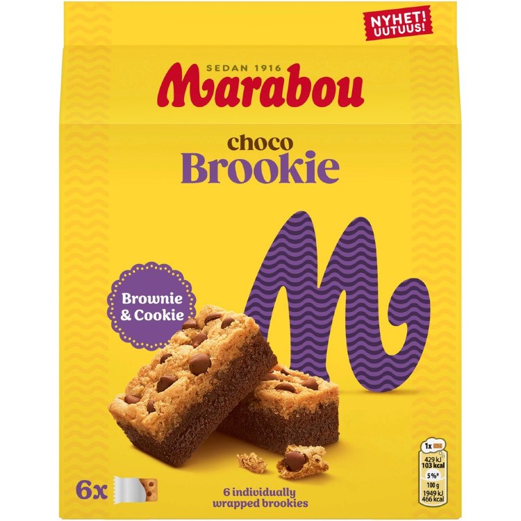 Marabou Brookie Pastries 132g