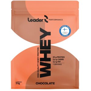 Leader Performance Whey Whey Protein Powder Chocolate Flavored 2 kg