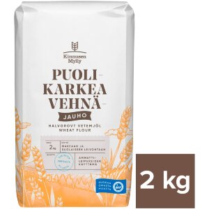 Kinnusen Mylly Semi-coarse Wheat Flour 2 kg