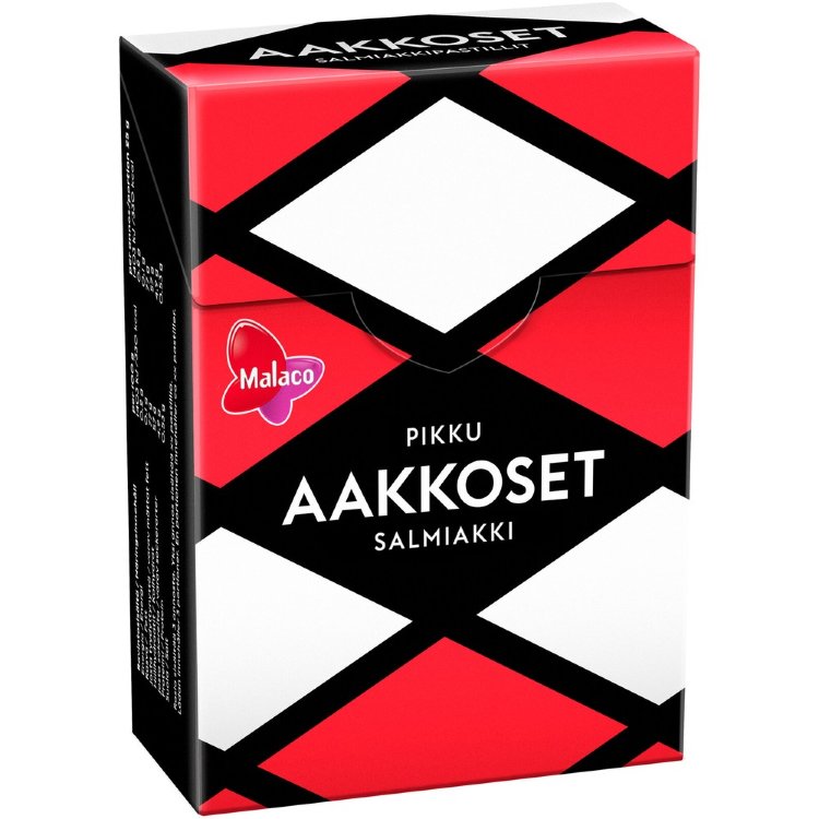 Malaco Aakkoset Pikku Salmiakki pastille 75g