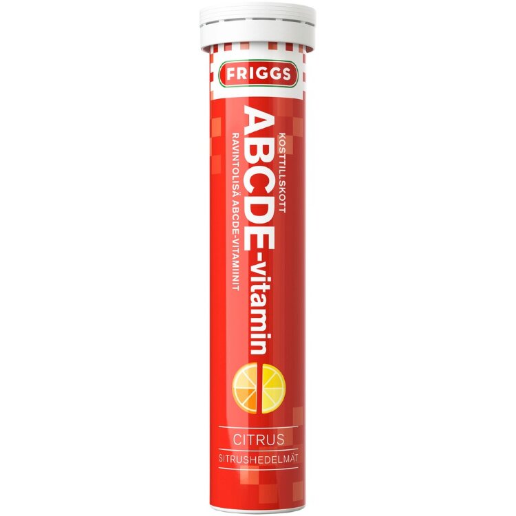 Friggs ABCDE Vitamin Effervescent Tablet 20 pcs