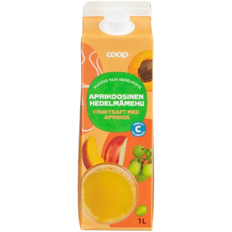 Coop Apricot Fruit Juice 1l