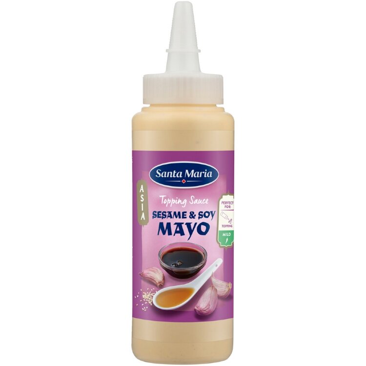 Santa Maria 250ml Topping Sauce Sesame & Soy Mayo - Mayonnaise Sauce