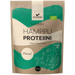 Foodin Hemp Protein, Organic 600g