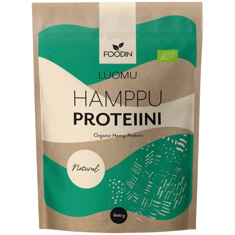 Foodin Hemp Protein, Organic 600g