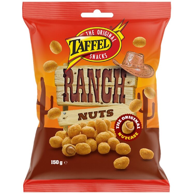 Taffel Ranch Nuts Coated Peanuts 150g