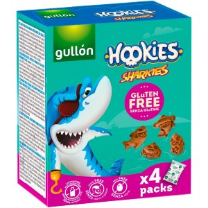 Gullón Hookies Sharkies (4x40g)160g Gluten-Free