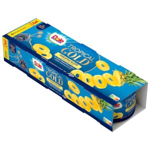 3x227/139g Dole Tropical Gold Pineapple Slices in Juice 3-pack