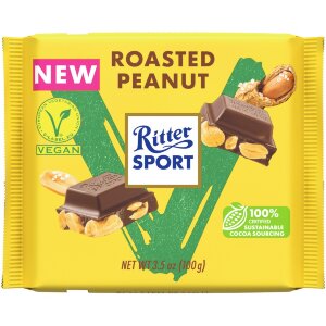 Ritter Sport Roasted Peanut Vegan Chocolate RFA 100g