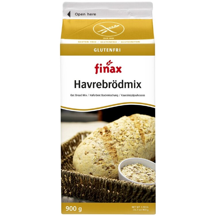 Finax Gluten-Free Oat Bread Flour Mix 900 g
