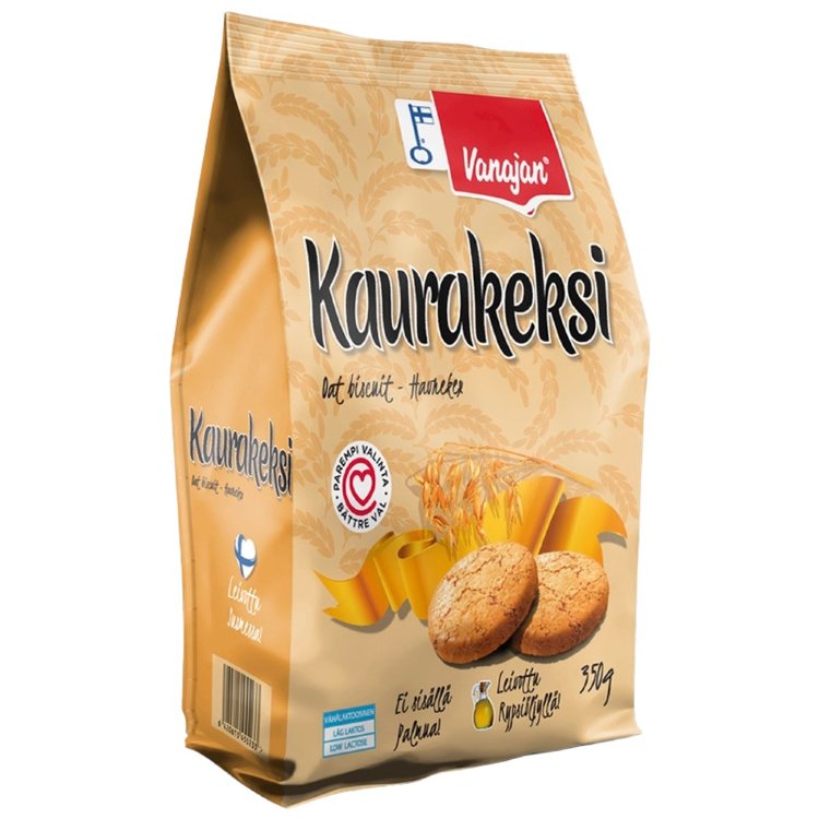 Vanajan Oat Biscuit 350g