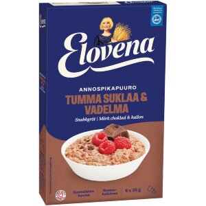 Elovena 210g Dark Chocolate & Raspberry Instant Porridge