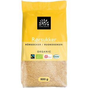URTEKRAM Organic Fair Trade Cane Sugar 500g