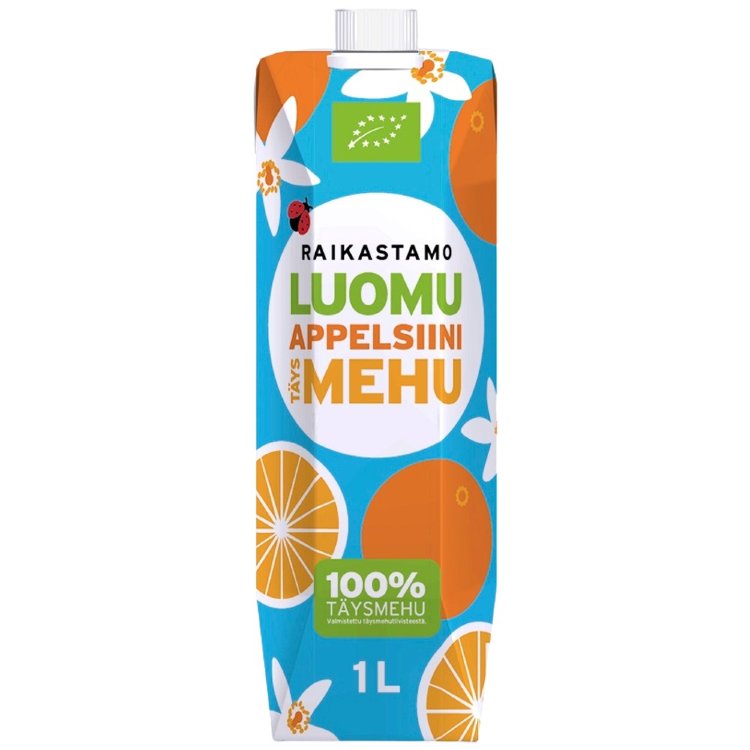 Raikastamo Orange Juice Organic 1L LV-BIO-02