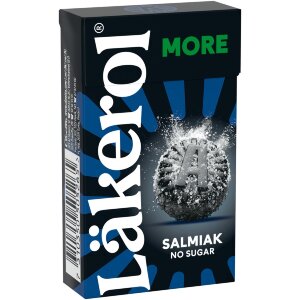 Läkerol More Salmiak Sugar-Free Pastille 30g