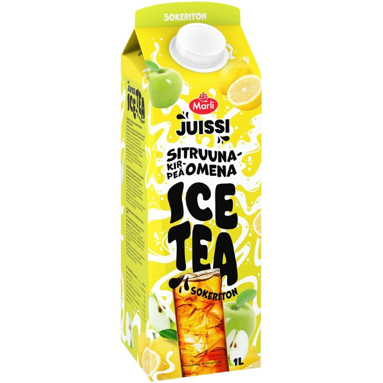 Marli Juissi Ice Tea Sugar-Free Lemon-Tart Apple Ice Tea Drink 1 L