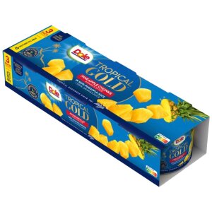 3x227/139g Dole Tropical Gold Pineapple Pieces In Juice 3-pack