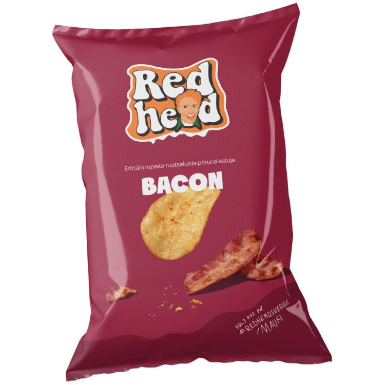 Redhead Potato Chips Bacon 150g