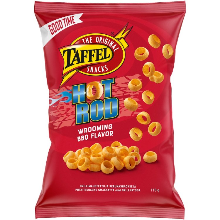 Taffel Hot Rod Chips 110g