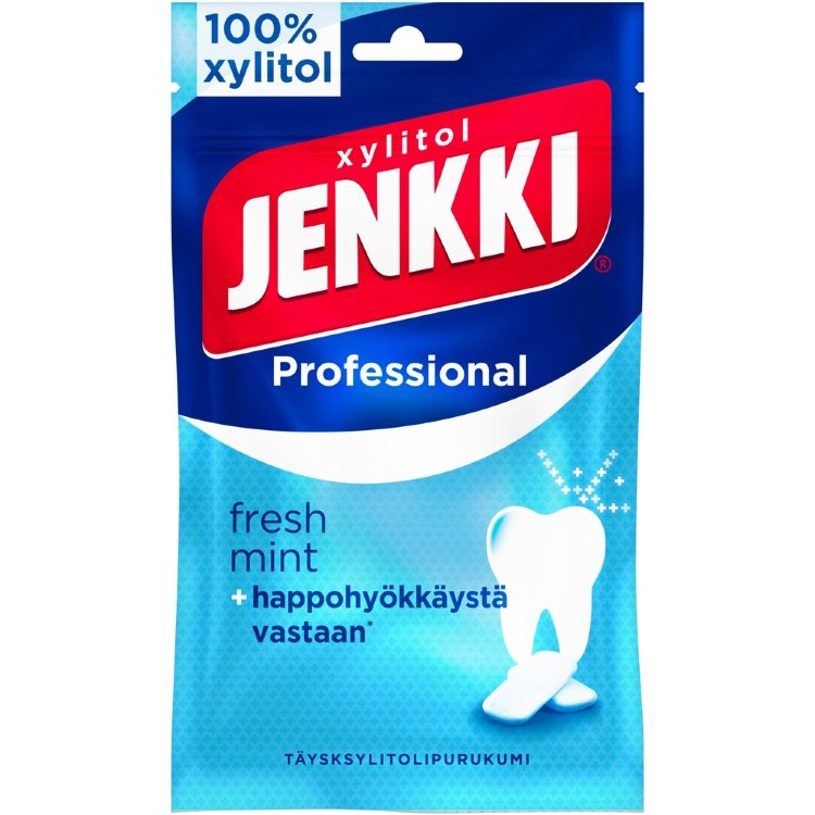 Jenkki Professional Freshmint Chewing Xylitol Gum 90g